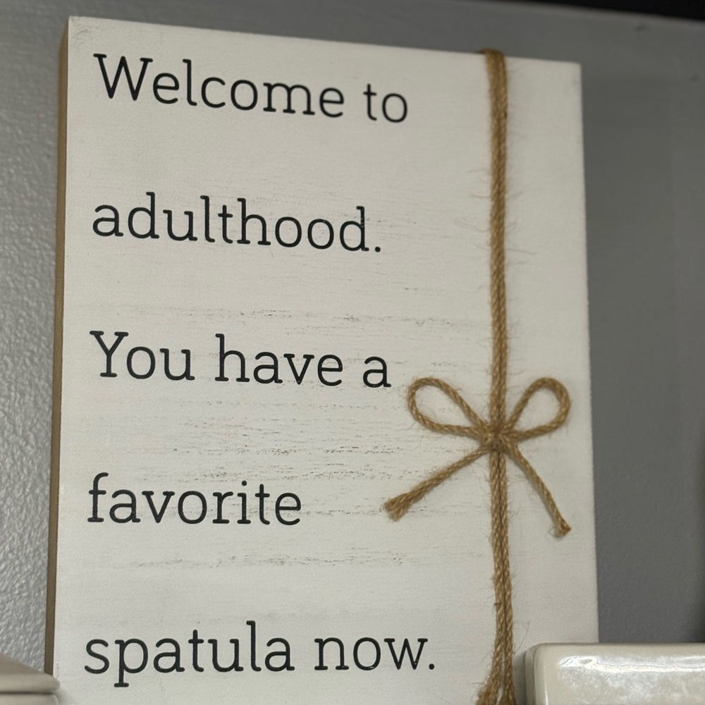 Decorative Wall Sign with Rope Accent